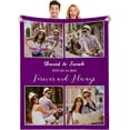 thumbnail image 1 of Blanket Pictures Customized, Valentine's Day Gifts for Girlfriend Boyfriend, Unique Couples Gifts for Wife Husband, Personalized Blanket with Photo, Romantic Gifts for My Lover, 1 of 6