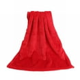thumbnail image 1 of Blanket Polyester Blanket 70 * 100Cm Solid Color Blanket Falei Velvet Small Blanket Red, 1 of 9