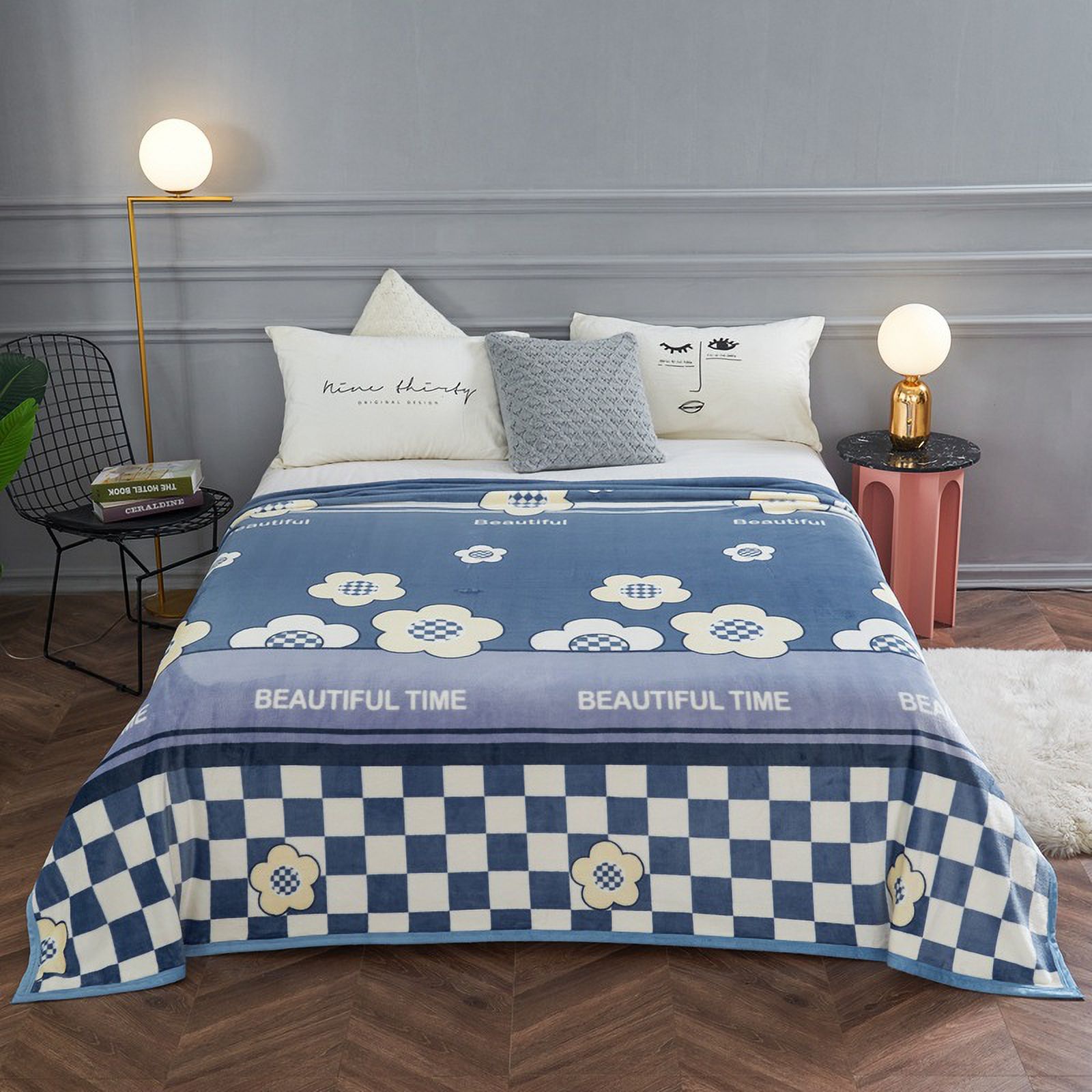 Blanket QuickHeating Quilt Single Dormitory Crystal Velvet Cover