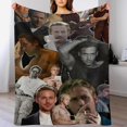 thumbnail image 1 of Blanket Ryan Star Gosling Blanket Soft Comfortable Warm Wool Blanket Fan Gift Suitable for Room Sofa Office Bed Car Camping Sofa Decoration Comfortable Plush Beach 30"x40", 1 of 6