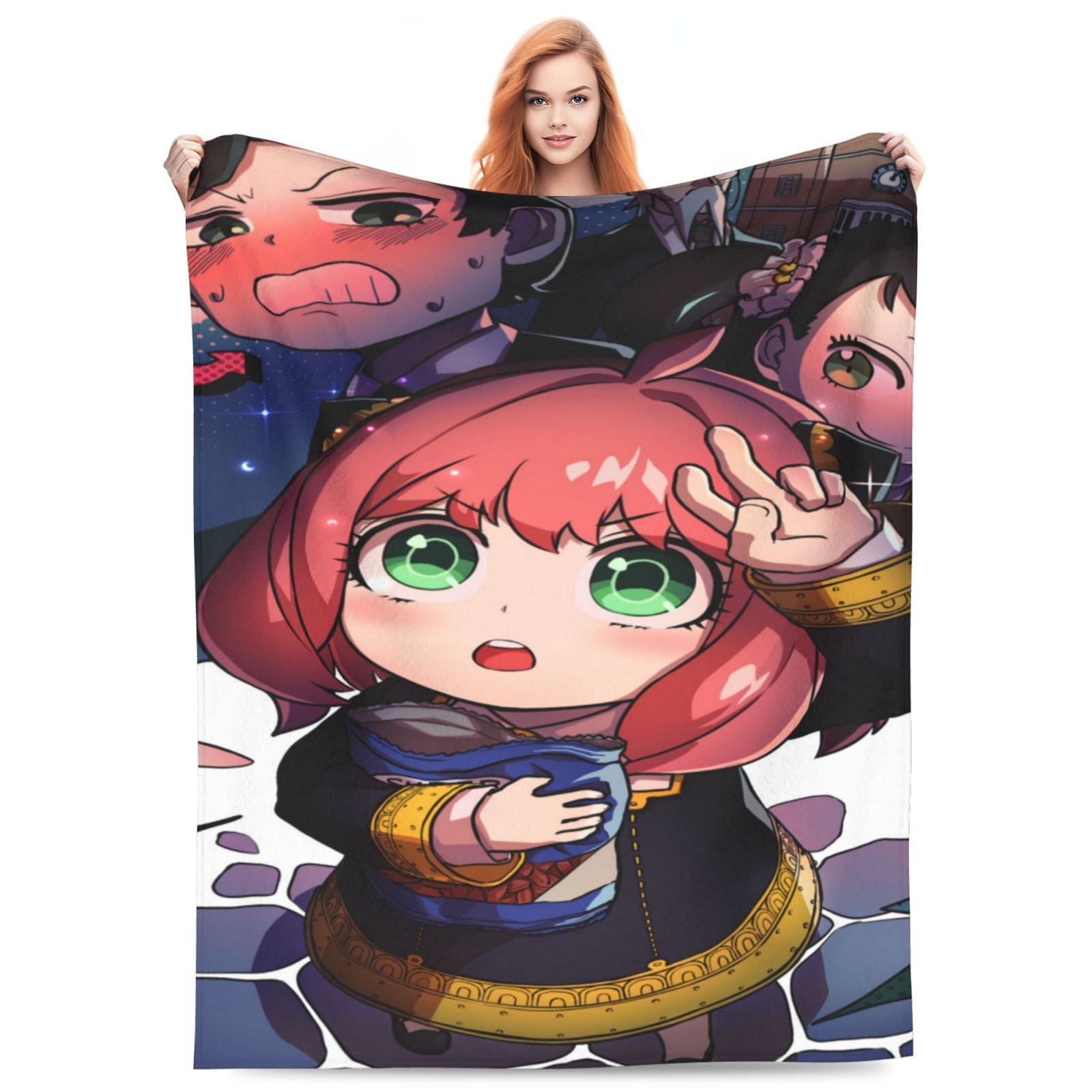 Blanket SPY×FAMILY Soft Plush Flannel Warm Bed Throws Blankets for