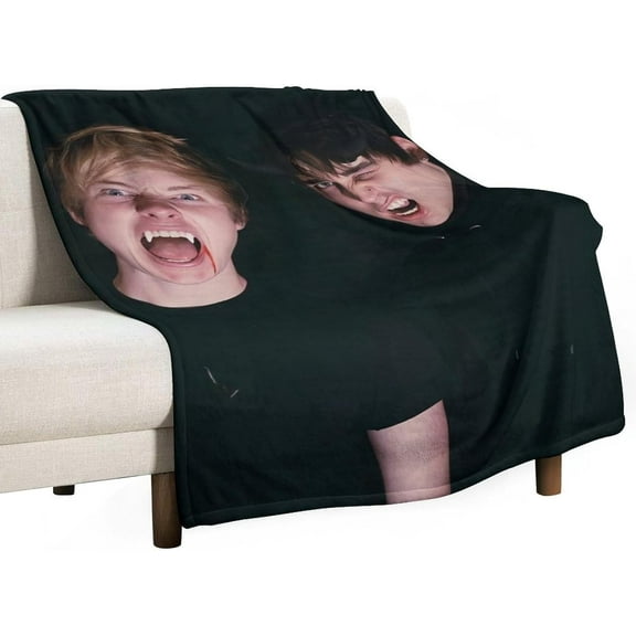 Blanket Sam and Colby Blanket Soft Comfortable Warm Wool Blanket Fan Gift Suitable for Room Sofa Office Bed Car Camping Sofa Decoration Comfortable Plush Beach 30"x40"