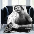 thumbnail image 1 of Blanket Sam Elliott Ultra-Soft Micro Fleece Wollen Blankets Throw Blankets Carpet Gift for Home Decoration,Decor Sofa,Office,Dormitory Bed car Camp Couch All Seasons, 1 of 6