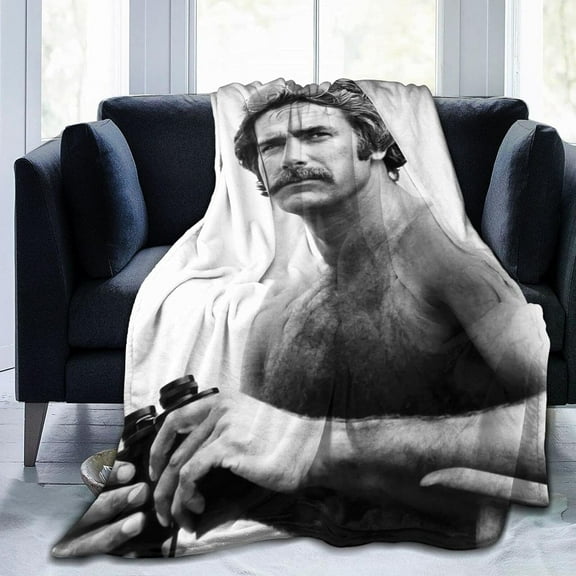 Blanket Sam Elliott Ultra-Soft Micro Fleece Wollen Blankets Throw Blankets Carpet Gift for Home Decoration,Decor Sofa,Office,Dormitory Bed car Camp Couch All Seasons