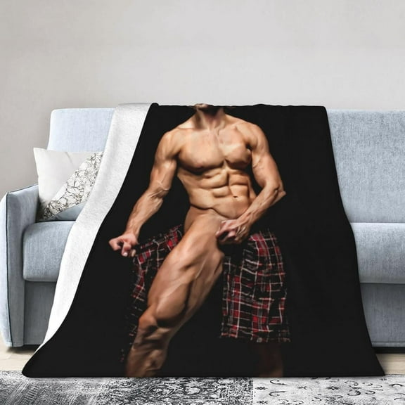 Blanket Shemar Actor Moore Throw Flannel Blankets Warm Soft Cozy Fuzzy Blanket for Bed Sofa Couch Camping Travel Gift Blankets for All Seasons 40"x30"