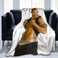 thumbnail image 1 of Blanket Shemar Actor Moore Throw Flannel Blankets Warm Soft Cozy Fuzzy Blanket for Bed Sofa Couch Camping Travel Gift Blankets for All Seasons 50"x40", 1 of 1