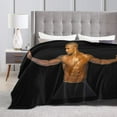 thumbnail image 1 of Blanket Shemar Actor Moore Throw Flannel Blankets Warm Soft Cozy Fuzzy Blanket for Bed Sofa Couch Camping Travel Gift Blankets for All Seasons 60"x50", 1 of 6