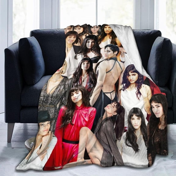 Blanket Sofia Boutella Ultra-Soft Micro Fleece Wollen Blankets Throw Blankets Carpet Gift for Home Decoration,Decor Sofa,Office,Dormitory Bed car Camp Couch All Seasons