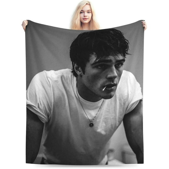 Blanket Soft and Comfortable Warm Fleece Jacob Elordi Throw Blankets Beach blanket Decoration Gift for Decor Living room dormitory Picnic Yoga Sofa Bed Camping Travel All Season
