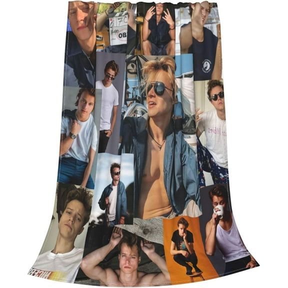 Blanket Soft Cozy Throw Blanket Flannel Blankets for Bed Car Couch Living Room Travel60 x50