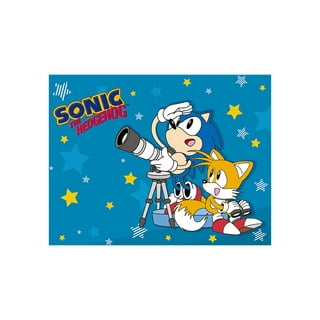  Great Eastern Entertainment Sonic Classic- City Group  Sublimation Throw Blanket : Home & Kitchen