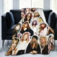 thumbnail image 1 of Blanket Stevie Nick Soft and Comfortable Warm Fleece Throw Blankets Gift for Room Sofa Office Bed car Camp Couch Decoration Cozy Plush Beach Blankets All Season, 1 of 1