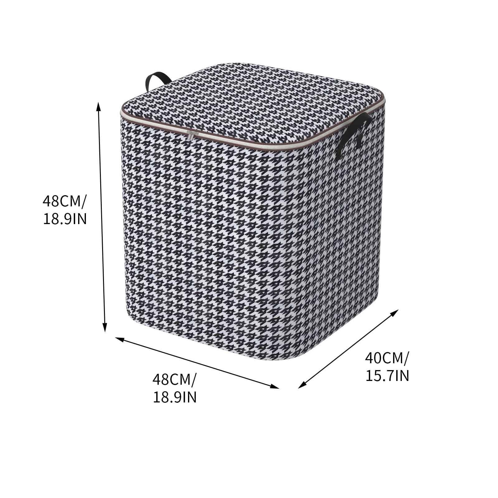 Blanket Storage Clearance! siubich Foldable Large Zipper Storage Bag ...