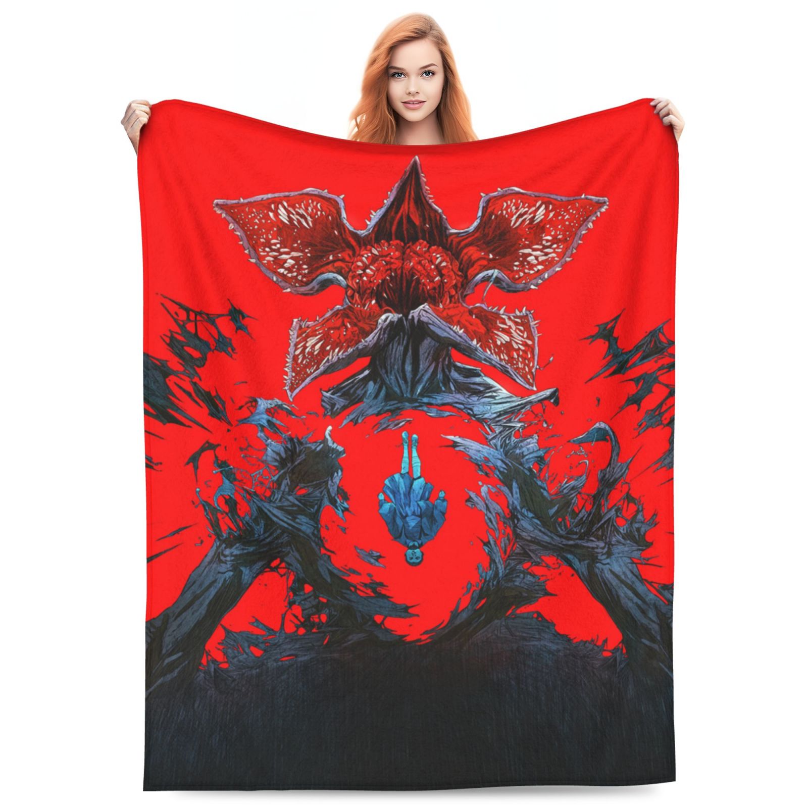 Blanket Stranger Things Soft Plush Flannel Warm Bed Throws Blankets for