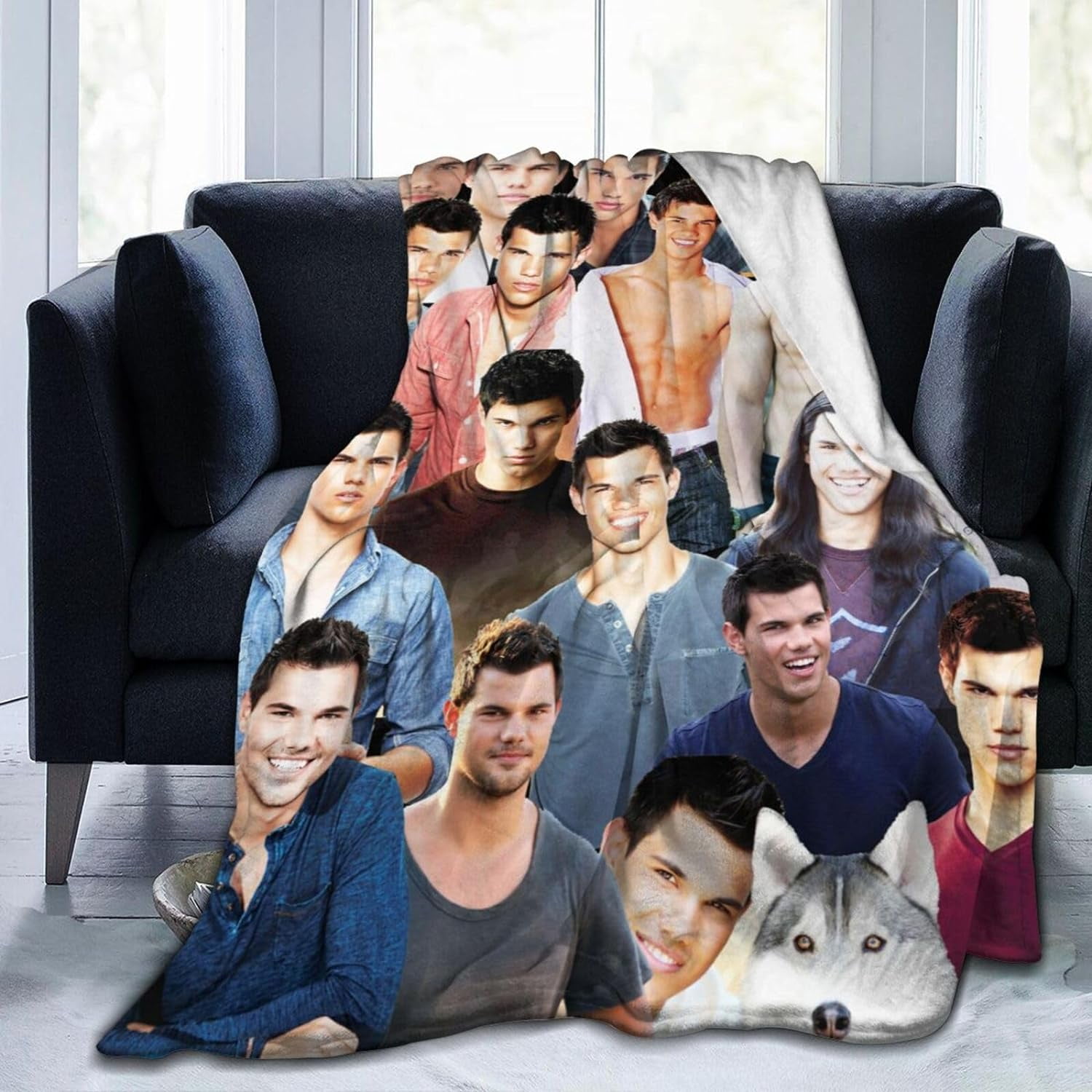 Blanket Taylor Lautner Soft and Comfortable Wool Fleece Throw Blankets