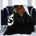 thumbnail image 1 of Blanket Throw Bedding Room Decor Flannel Blankets for Bed Sofa Warm Blankets 80"x60", 1 of 6