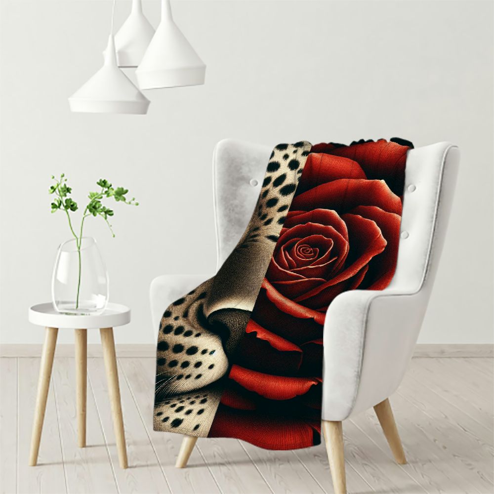 Wildlife South Africa Hooded Blanket Tribal Pattern National Flag Safari Silhouettes TS04
