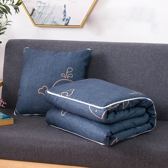 Blanket Throw Pillows 2 In 1 Cuddle Pillow Quilt Round Cushion Cover Blanket Travel Blanket For All Seasons Couch Blanket
