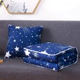 thumbnail image 1 of Blanket Throw Pillows 2 In 1 Cuddle Pillow Quilt Round Cushion Cover Blanket Travel Blanket For All Seasons Couch Blanket, 1 of 6