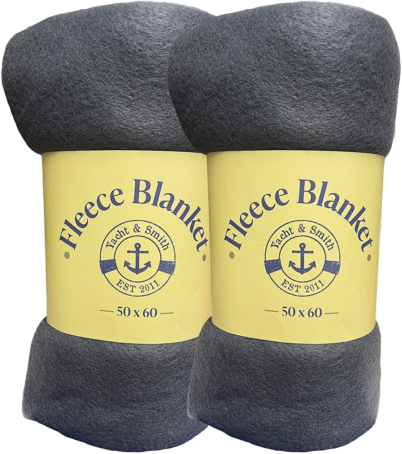 Blanket Throws Bulk Pack, Heavy Blanket for Home Car Pet (Pack of 2