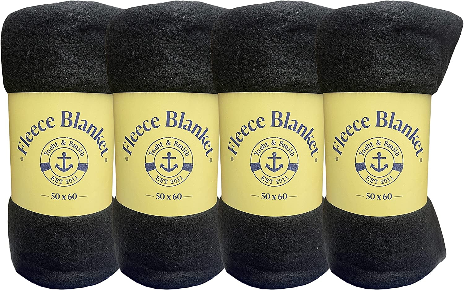 Blanket Throws Bulk Pack, Heavy Blanket for Home Car Pet (Pack of 4