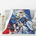 thumbnail image 1 of Blanket Throws Flannel for Couch Sofa Bed Home Decor Gift Sports Football Fans (Allen, 50x60inch), 1 of 6