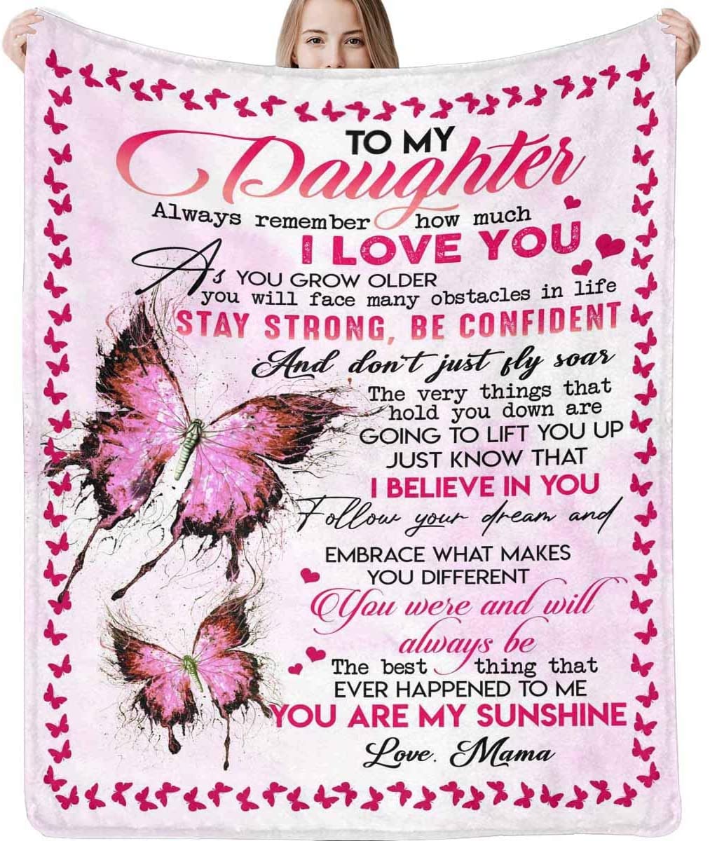 Blanket To My Daughter From Mama Always Remember How Much I Love You