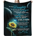 Blanket To My Daughter From Mama Always Remember How Much I Love You