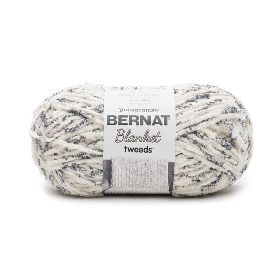 Blanket Tweeds Yarn by Bernat - Multicolor Yarn for Knitting - Crochet - Weaving - Arts & Crafts - Bulk 10 Pack