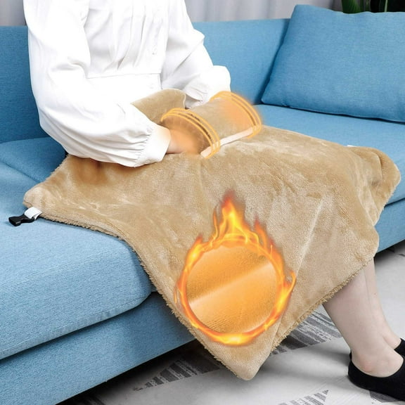 Blanket,USB Blanket Office Blanket Inch Electric Pad Blanket Heating Multifunctional 60×90cm Heating Hand Knee Break Lunch Warmer Home Textiles