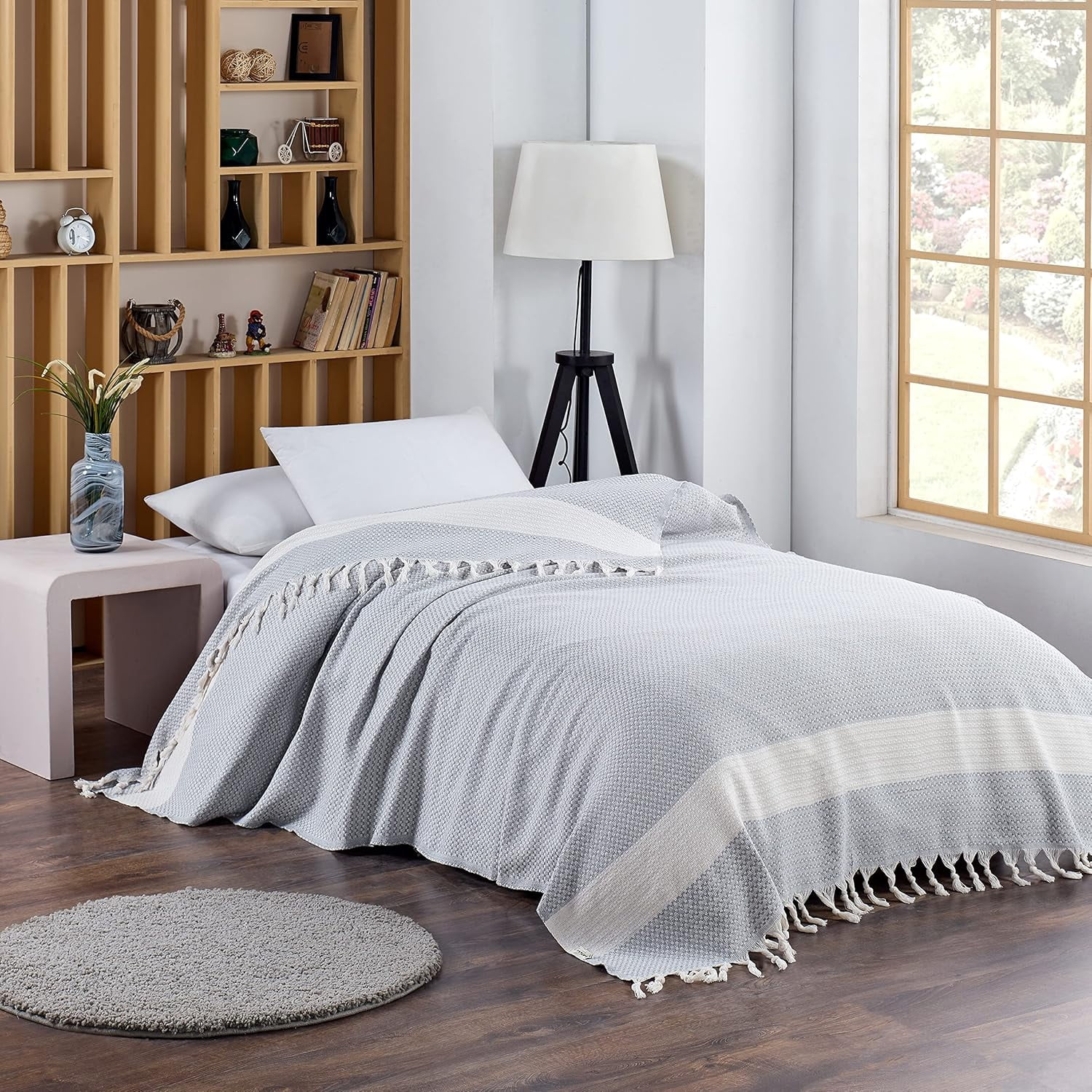 Hawaïen Couette Tapisserie 102x102cm Tenture Murale Hibiscus Motif