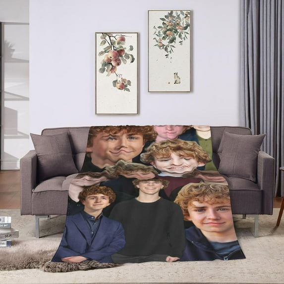 Blanket Walker Scobell Soft and Comfortable Wool Fleece Throw Blankets Gift for Home Decoration Sofa Office car Camping Yoga Travel Home Decoration Cozy Plush Beach