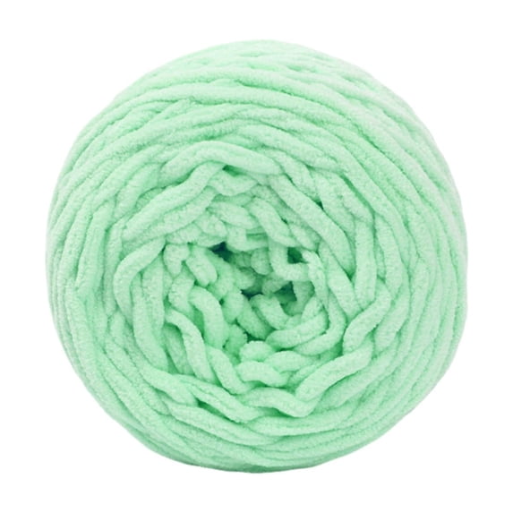 Blanket Yarn 106g/3.7oz - Aquamarine Chenille Yarn diameter of 5 mm Super Bulky - 344.5 Yards - Knitting, Crocheting & Crafts Chunky Yarn