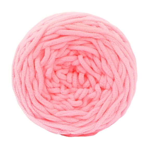 Blanket Yarn 106g/3.7oz - Pink Chenille Yarn diameter of 5 mm Super Bulky - 344.5 Yards - Knitting, Crocheting & Crafts Chunky Yarn