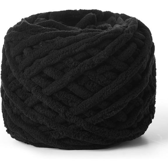 Blanket Yarn for Crocheting, Chunky Chenille Yarn for Crochet Home Decor, Soft Thick Plush Yarn for Knitting Length 43.74 Yards Per Roll , Weight 3.5 Oz /100g
