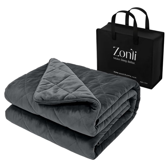 Blanket for Adults(80"x87", 20lbs,Light Pink) King Size High Breathability Cooling Heavy Blanket, Soft Material with Premium Glass Beads,All-Season.