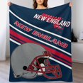 thumbnail image 1 of Blanket for Bed Fans Gifts Football City Winter Summer Fleece Flannel Throw Blankets, 50" x 60", 1 of 1