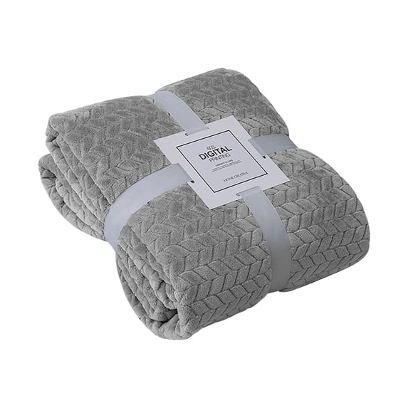 Blanket for Home Textiles Cozy Hugging Throw for Sofas and Beds Lightweight Soft Blanket for Home Use, 100 cm×150 cm, Grey