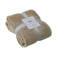 thumbnail image 1 of Blanket for Sofas Lightweight Soft Home Textile - Bed Cover for Cozy Comfort and versatile Use, 100 cm×150 cm, Khaki, 1 of 7