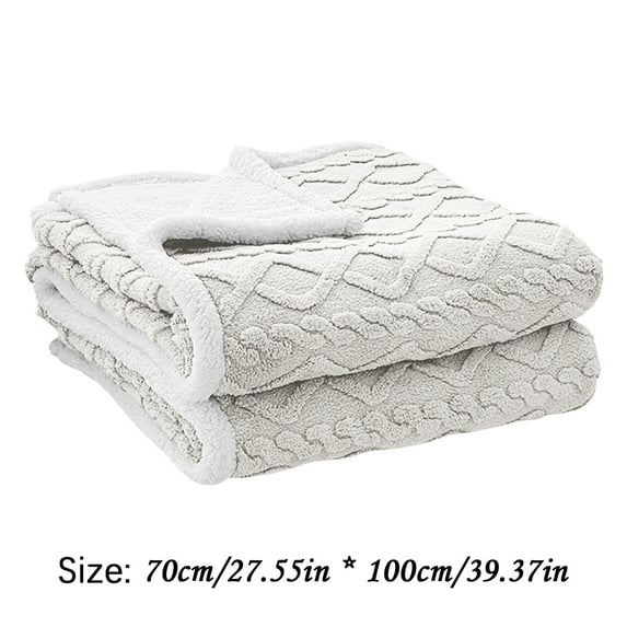 Blankets 70X100Cmcm Tafu Lamb Blanket,Nap Blanket,Sofa Blanket,Winter Thickened Coral Velvet Blanket