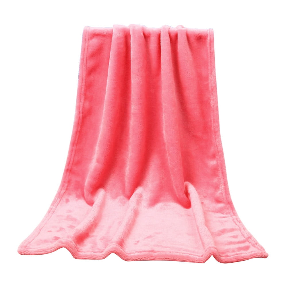Blankets And Throws 50X70CM Fashion Solid Soft Throw Kids Blanket Warm