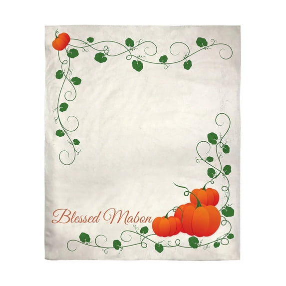 Blankets Blessed Mabon Pumpkins