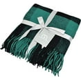 thumbnail image 1 of Blankets - Buffalo Plaid Throw Blanket - Decorative Classic Blanket - Comfortable and Ultra-Soft - Lightweight & Indoor Outdoor Blanket - (green/black), 1 of 5