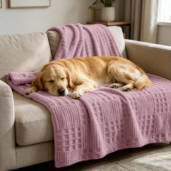 Blankets for Dogs, Dog Blanket for Large and Medium Pet Cat, Soft Plush ...