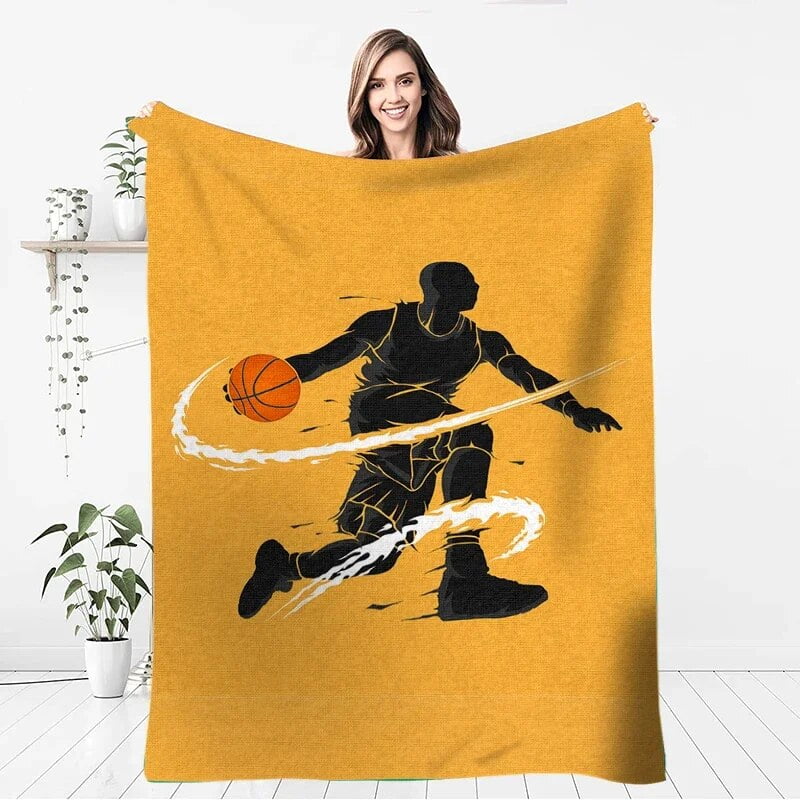 Blankets Modern Flannel Blanket Cover Gedruckt Bettdecke Geschenk