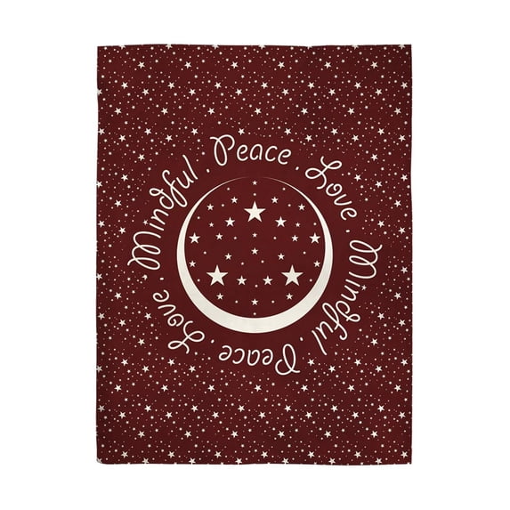 Blankets Peace.Love.Mindful Colored