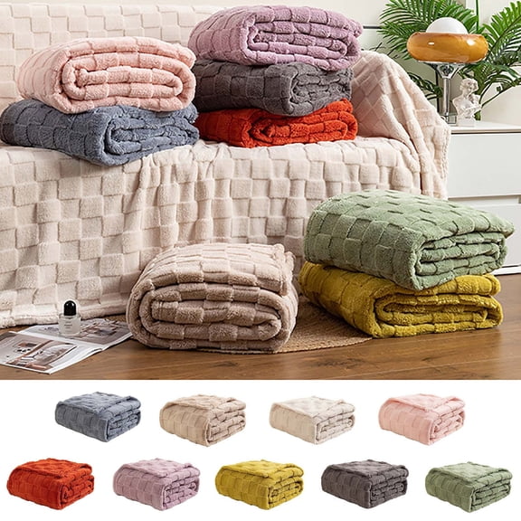 Blankets Soft Thick Facecloth Blankets Nap Blankets For Beds Sofas Home Office Couch