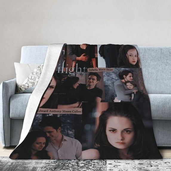 Blankets The Twilight Movie Sagas Air Conditioning Flannel Blanket Blanket Super Soft Cozy Warm Plush for Sofa Living Room Bedroom 60x80