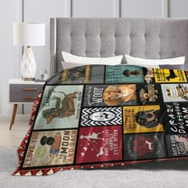 Blankets and Throws Dachshund Dog Flannel Fleece Blankets for Men Women Cozy Fuzzy Sofa Blanket for Couch Office Outdoors Large Reversible Bed Blanket Christmas New Year Birthday Gifts 80"x60"