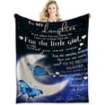 thumbnail image 1 of Blankets from Moms for Daughter Birthday Gifts Soft Fleece Moon Bed Throws Blankets Presents for Birthday 50x60 Inch, 1 of 6